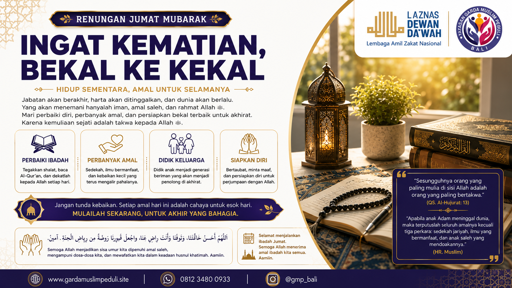 Renungan Jumat: Setiap yang Bernyawa Pasti Merasakan Kematian