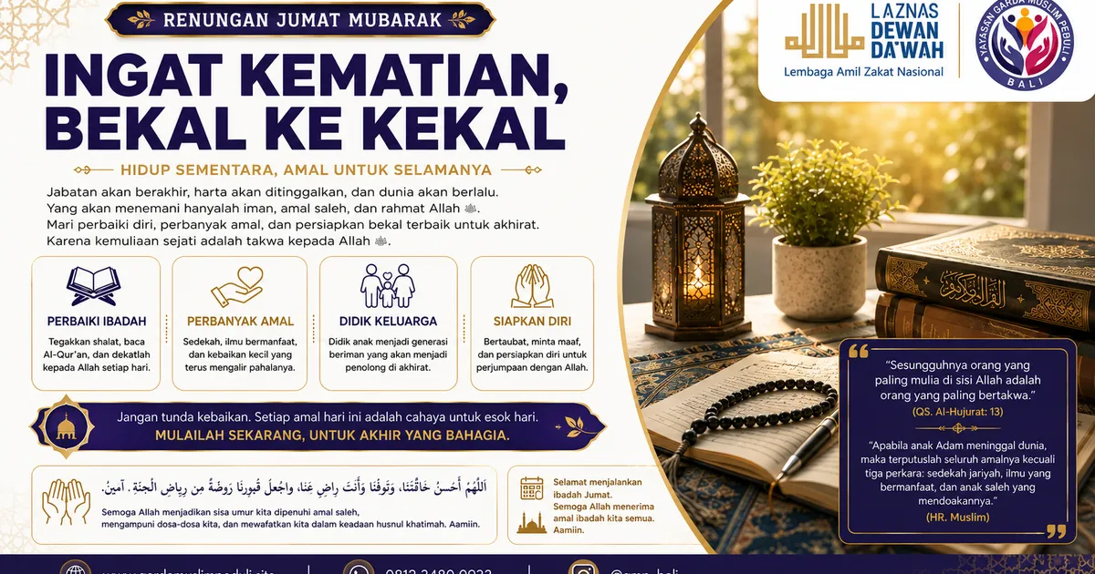 Renungan Jumat: Setiap yang Bernyawa Pasti Merasakan Kematian