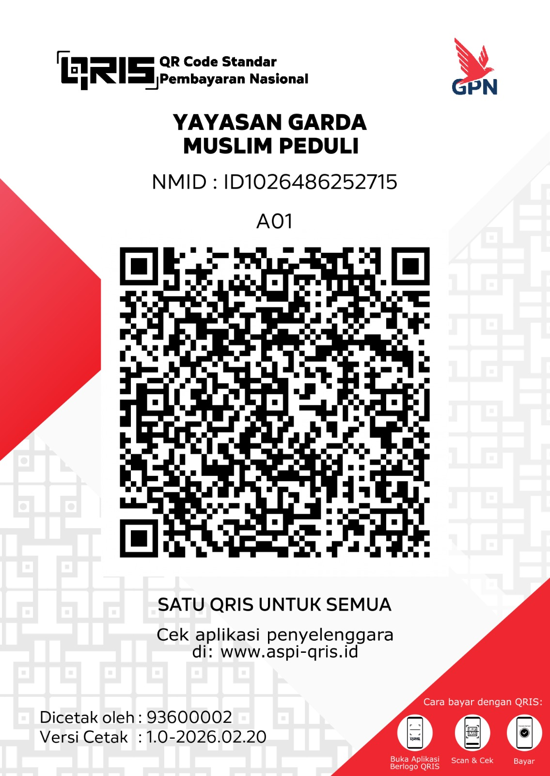 QRIS Yayasan